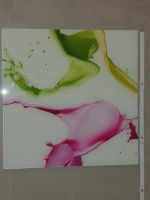 Glasbild Farbkleks grün/pink 50x50 Nürnberg (Mittelfr) - Aussenstadt-Sued Vorschau