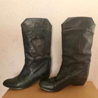 K+S Studio Damen-Stiefel 36 Leder schwarz Kennel Schmenger Boho Nordrhein-Westfalen - Hilden Vorschau