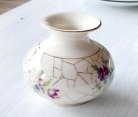 Alka Kunst Kronach edel Vase . Porzellan mit Goldrand Herzogtum Lauenburg - Geesthacht Vorschau