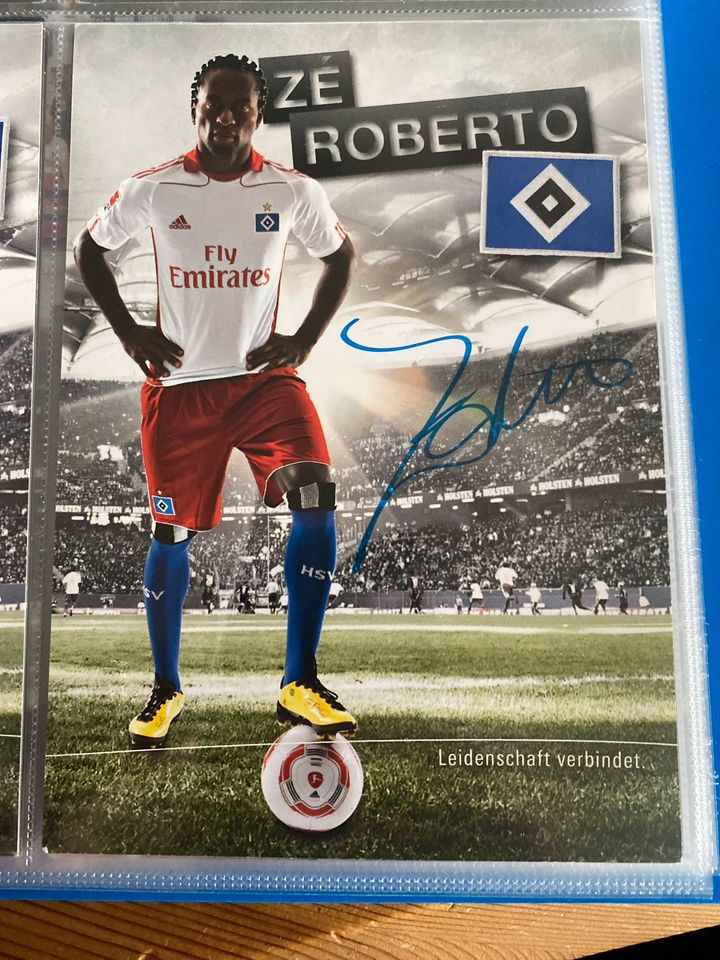 Ze Roberto Autogrammkarte HSV in Husby