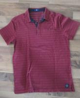 Tom Tailor, Herren, Poloshirt,  weinrot, leichte Streifen, Gr. S Saarland - Mandelbachtal Vorschau
