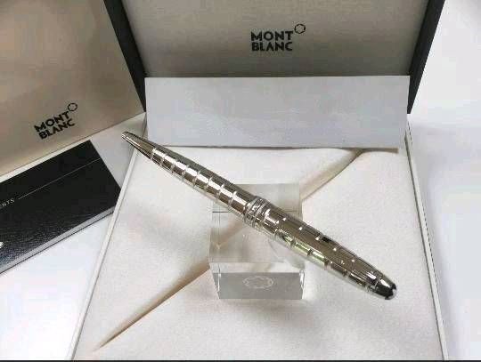 Montblanc Solitaire Platinum Plated Facet Kugelschreiber 38248 in Hannover