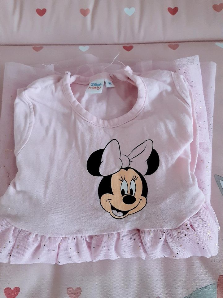 Mädchen Langarmkleid Minni Mouse 86 in Wachstedt