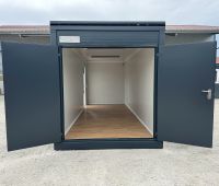 LAGERCONTAINER NEU - 6 x 2,4 Meter - Doppelter Zugang - Doppelflügeltür & normale Tür - Containermodul Containerlösung Containerlager Lagerbox Selfstorage Containerstorage Depot Materialcontainer Bayern - Brunnen Vorschau