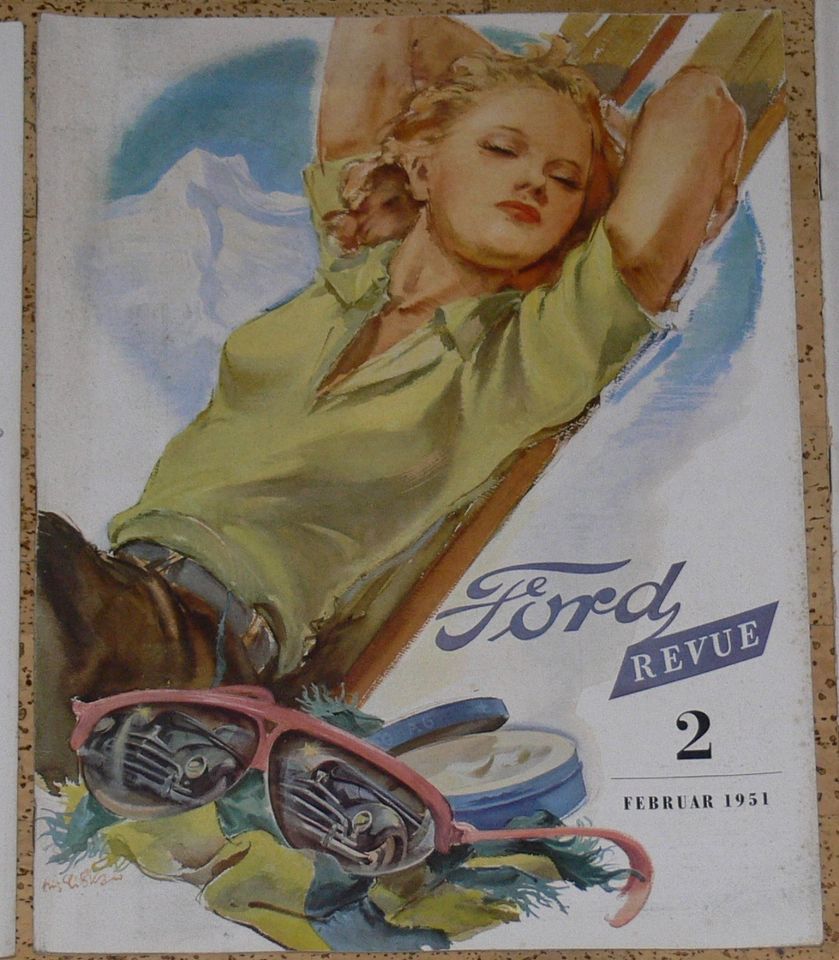 FORD Revue, Jahrgang 1951, Ausg 1 2 3 4 6 7 8 9 10 11 12 in Höxter