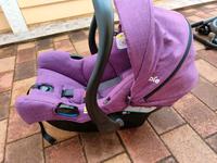 Joie Babyschale mit Station für Autositz, Buggy, Beere, TOP! Rheinland-Pfalz - Mettenheim Rheinhessen Vorschau