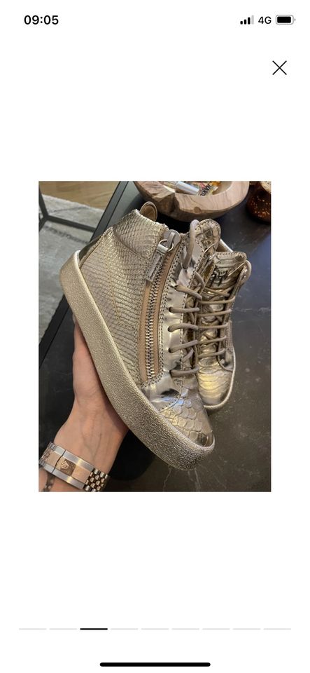 Giuseppe Zanotti Sneaker 36 Gold Schlange in Dortmund