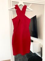 H&M Minikleid Cocktailkleid Rot Gold Eng 36 S Abendkleid Hessen - Burghaun Vorschau