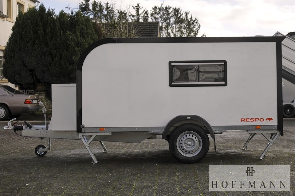 RESPO Mini-Caravan 3.0 800 kg gebremst mit Heizung & Accu in Gindorf