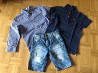 3 teiliges Set: Shorts/ Hemd/ Poloshirt Gr. 122 Hessen - Meißner Vorschau