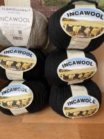 7 knäul Hjertegarn Incawool 6x schwarz 1x grau 100% heighland woo Nordrhein-Westfalen - Kalletal Vorschau