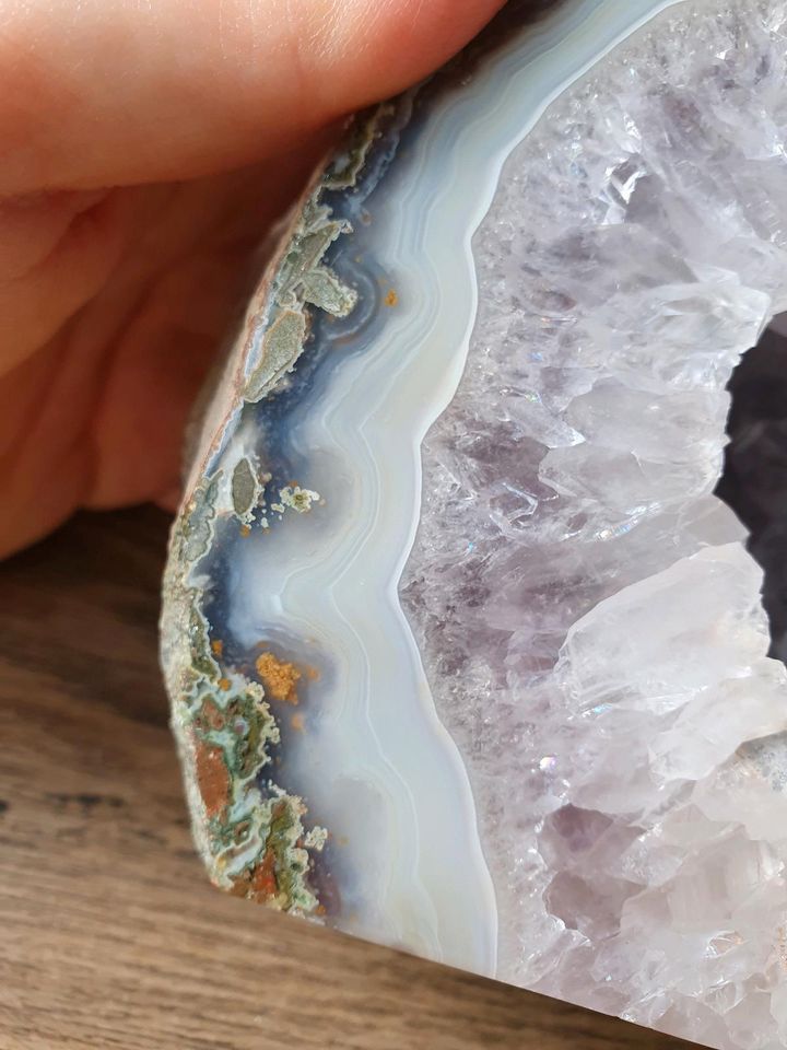 Amethyst Druse, chalcedon Druse, Achat, Mineralien in Solingen