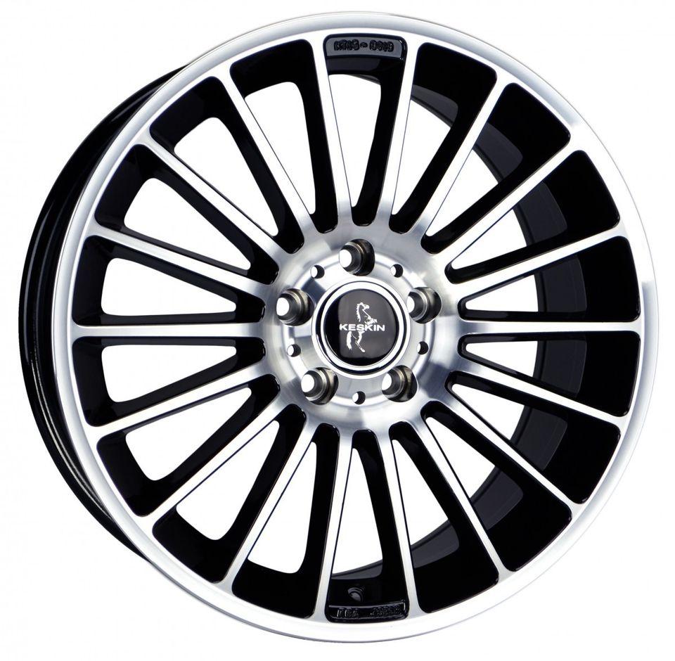 Keskin KT15 19 Zoll Sommerräder für Audi A6 S6 A7 S7 A8 4E Q3 SQ3 4G 4G1 C7 8U 8U1 A4 B8 B9 C6 4F Allroud Felgen Reifen Räder schwarz Performance Sommerreifen ABE sline s line 5x112 TDI Kompletträder in Neckarsulm