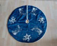 Weihnachtsbaum Decke blau mit silbernen Sternen und Kerzen Baden-Württemberg - Friedrichshafen Vorschau
