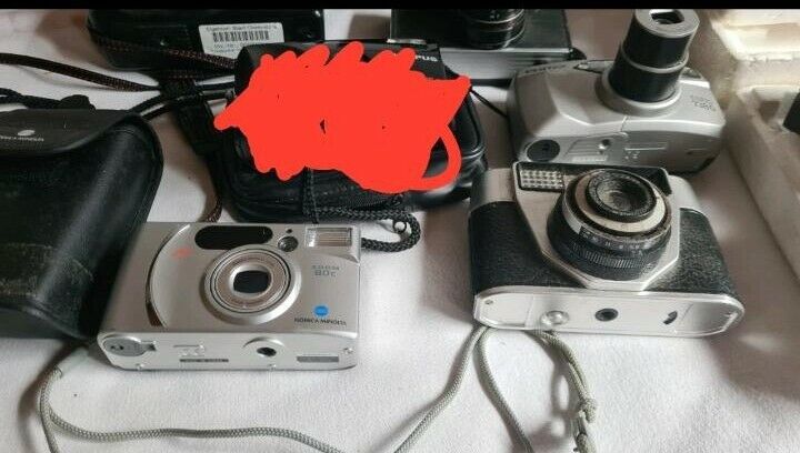 Verschiedene Kameras alt und neu + Polaroid in Bernsbach 