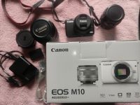 CANON EOS M10 mit Adapter und 3 Objektiven 300mm TOP OVP Tasche Niedersachsen - Hemmoor Vorschau