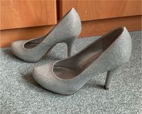 High Heels Silber Glitzer Hochhackige Stöckelschuhe 36 Hannover - Misburg-Anderten Vorschau