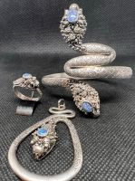 Antik 925er Silber Drachen Set mit Opal Armband Anhänger Ring Fjv Essen-West - Frohnhausen Vorschau