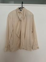 Janina Schreck 40 vintage 100% Seide Bluse beige Creme Schal Bayern - Ingolstadt Vorschau