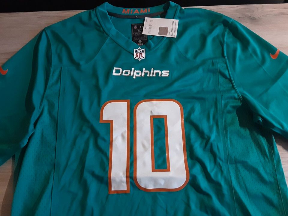 Original Hill Miami Dolphins NFL Trikot Jersey Nike in Weißensberg