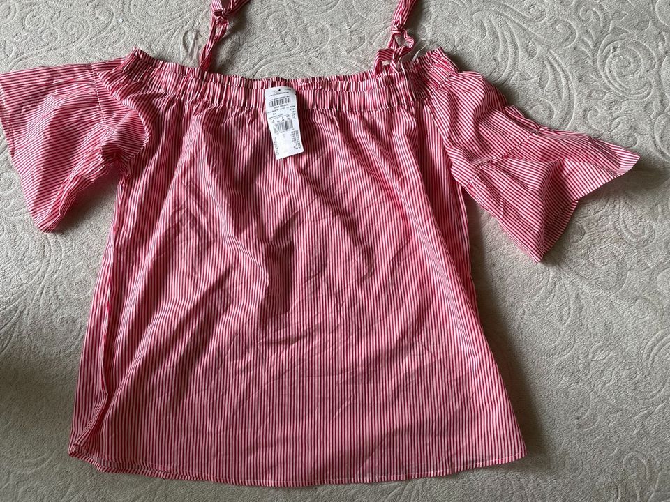 Bluse Oberteil Top Baumwolle Taifun, gestreift, gr 44  LP 79€ neu in Hamburg