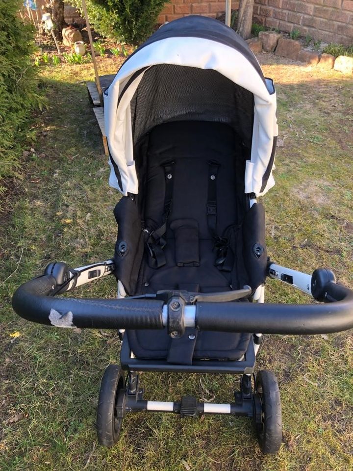 Kinderwagen Gesslein F4 Air+ in weiß 1. Hand in Stelzenberg Pfalz