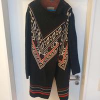 Cecil Cardigan Strickjacke Poncho XL 44  Norwegermuster blau rot Kiel - Holtenau Vorschau