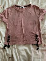 Shirt mit Bänden am Saumende geflochten Bayern - Reichertshofen Vorschau