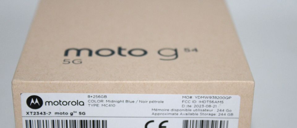 Motorola Moto G54 5G - 256GB - Midnight Blau (Dual-SIM) in Duisburg