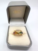 Vintage H.Stern Rainbow Edelstein Diamant 750 Goldring Gr.52 Altona - Hamburg Ottensen Vorschau