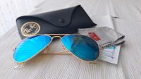 Ray Ban Aviator RB3025 Sonnenbrille (large) Blau / Gold Baden-Württemberg - Fellbach Vorschau