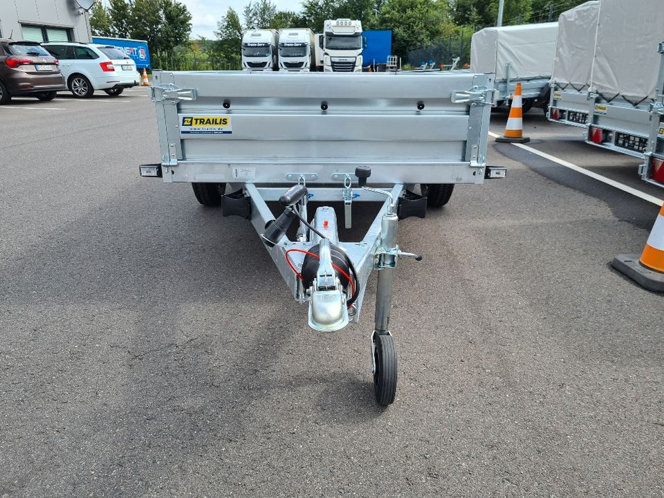 Trailis 1.300 kg gebremst Kasten 265x132 cm Trailer NEU 100km/h in Weilerswist