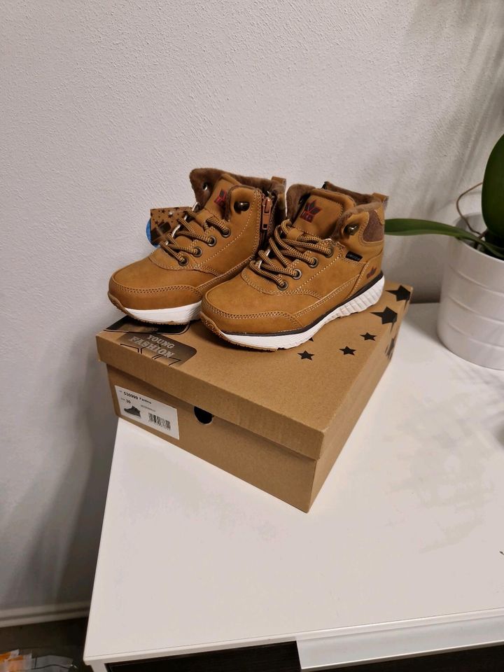 Neu 30 Lico boots fantino braun beige leicht gefüttert sneaker in Soest