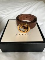 Gucci Gürtel Gr. 80 Leder braun gold original München - Thalk.Obersendl.-Forsten-Fürstenr.-Solln Vorschau