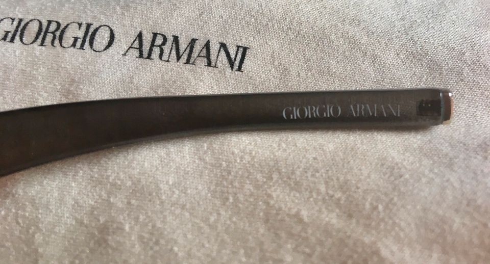 Giorgio Armani ❤️ Sunglasses wrap-around Sonnenbrille Gold Strass in Mannheim