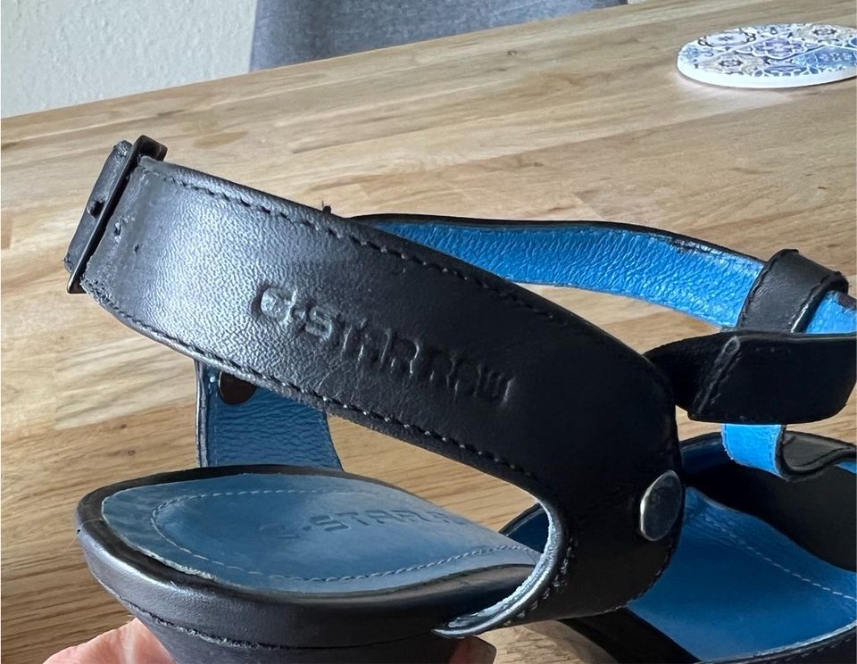 G-star High Heels Gr.39 schwarz Neuwertig Leder in Oppenheim