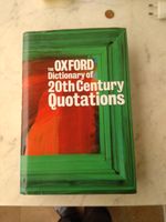 The Oxford Dictionary of 20th Centuary Quotations Stuttgart - Feuerbach Vorschau