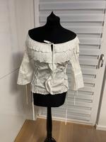 Biba, raffinierte weiße Bluse, Knitterlook Bayern - Erdweg Vorschau