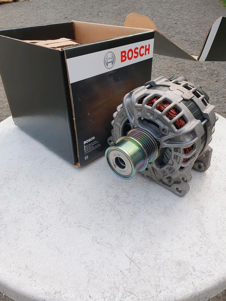 neue Lichtmaschine Generator 140A original VW Bosch in Hirschfeld b Zwickau