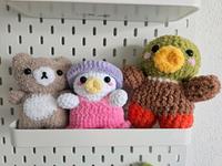 Gehäkelt Teddybär Plüschtier Ente Dekoration Handgemacht Geschenk Bayern - Obersüßbach Vorschau