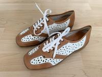 R&D Damen Sneaker Freizeit Halb-Schuhe RD weiß braun 37 4,5 Neu Bayern - Pöttmes Vorschau