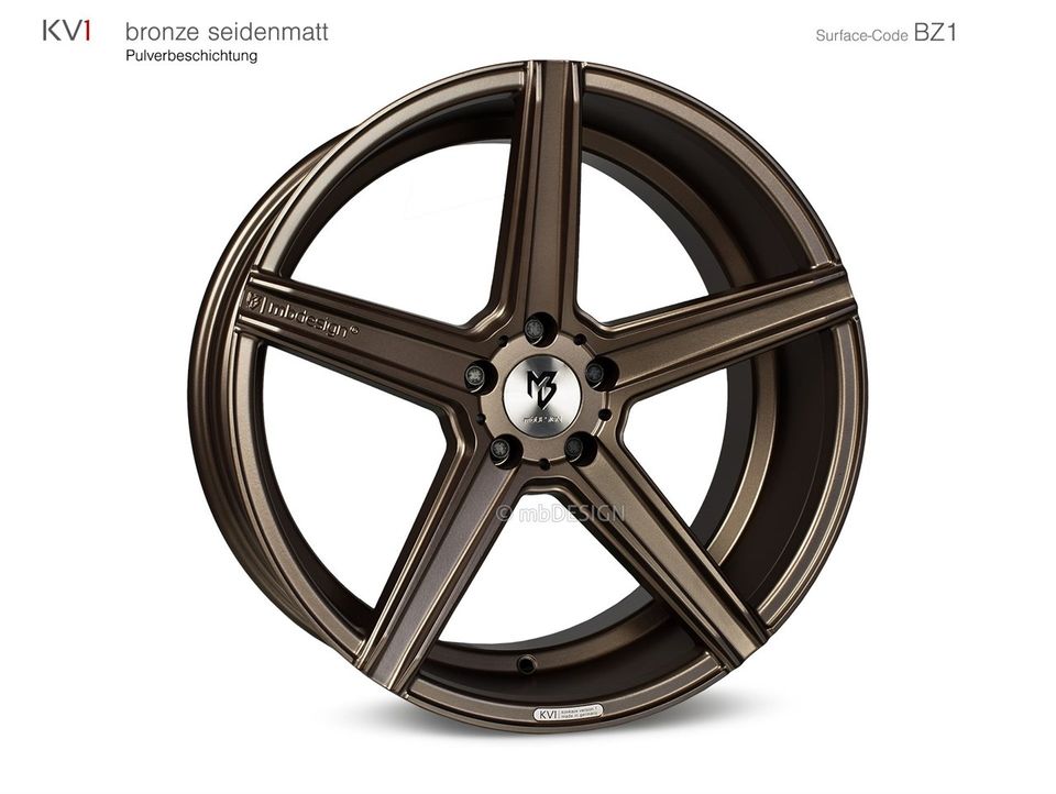 MB Design KV1 9x20 10,5x20 Concave Felgen Audi A5 A4 A6 A7 A8 4G in Schmallenberg