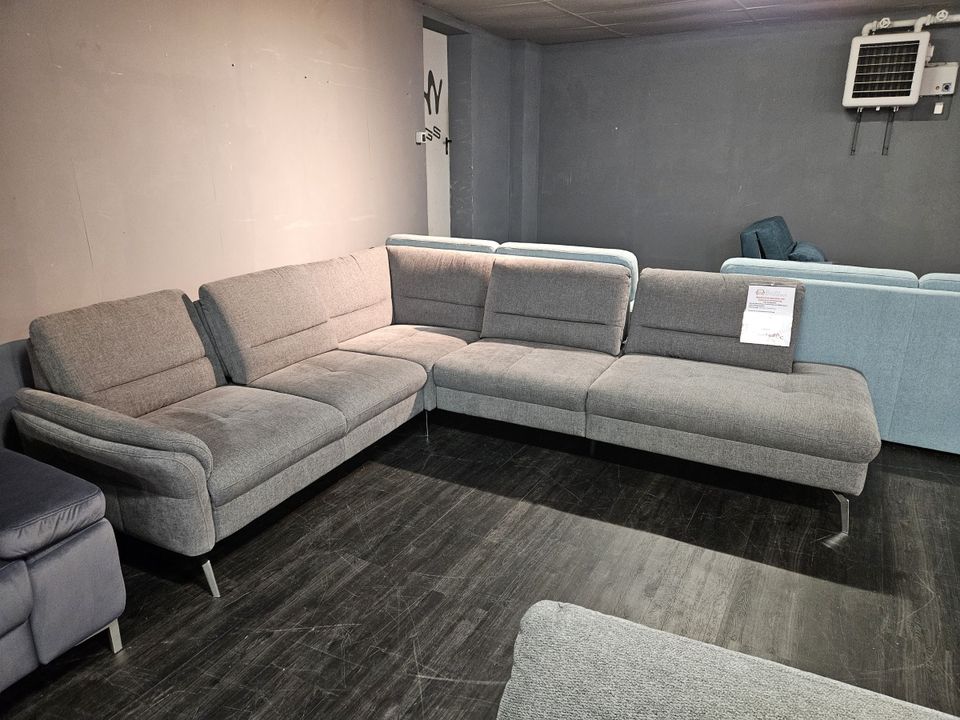 NEU Wohnlandschaft Couch Sofa 4x Sitztiefenverstellung Federkern in Bocholt