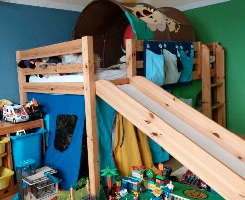 Flexa Bettvorhang Spielvorhang für Hochbett  Kinderbett 90x200 in Neubrandenburg