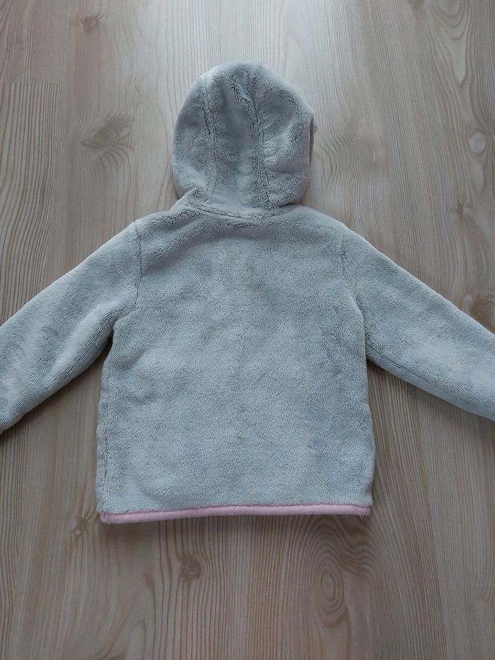 s.Oliver Teddyplüschjacke, Kuscheljacke, Fb. grau, Gr. 80 in Burgrieden