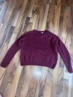 H&M Strickpullover Damen dunkelrot Bayern - Trausnitz Vorschau