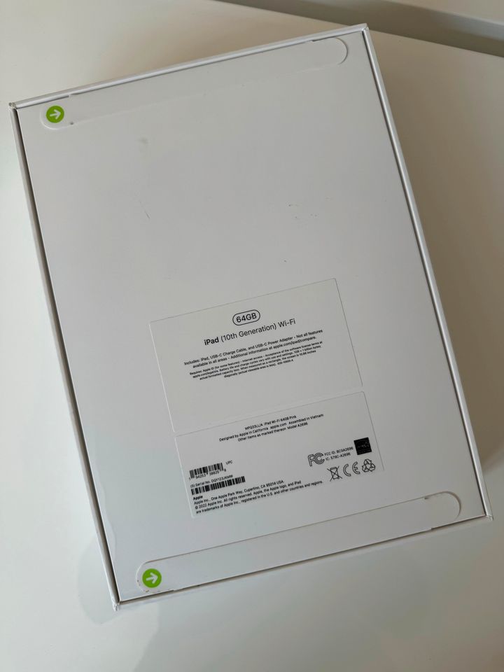 iPad 10 64GB NEU in OVP mit voller APPLE GARANTIE vom Händler in Langerwehe