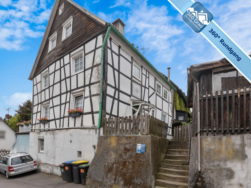 Historisches denkmalgeschütztes Fachwerkhaus in ruhiger Nachbarschaft in Remscheid-Nord! in Remscheid