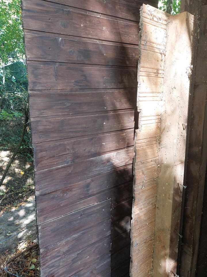 Holzbalken, Holz,Nut und Federbretter,Holzverkleidung,Gartenhaus in