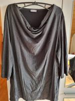 Shirt mit Wasserfallausschnitt und Glitzer Hessen - Bebra Vorschau